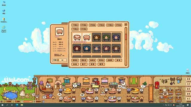 Fluffy Kitchen Saga game có hơn 20 bộ đồ nội thất để mở khóa