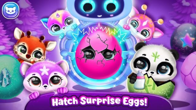 Ấp nở ra những con thú mới dễ thương