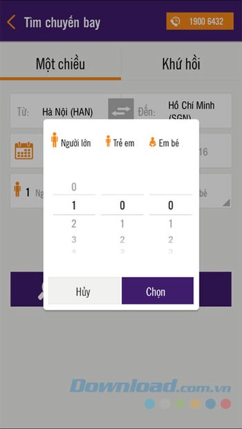 Số lượng hành khách