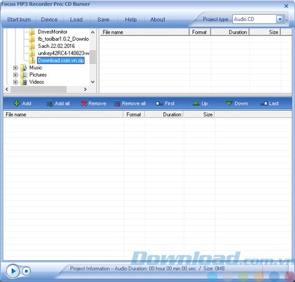 Công cụ ghi đĩa CD