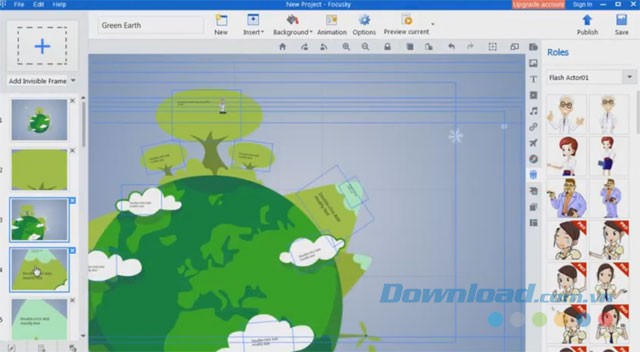 Thêm nhân vật, hình ảnh tạo sự sống động cho slide