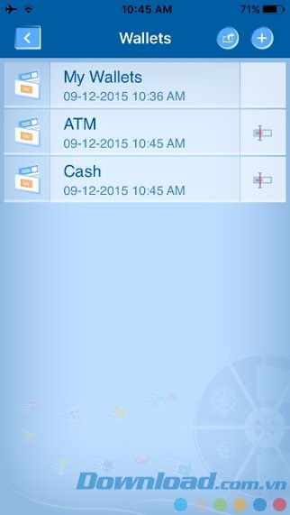 Quản lý tài khoản ví điện tử