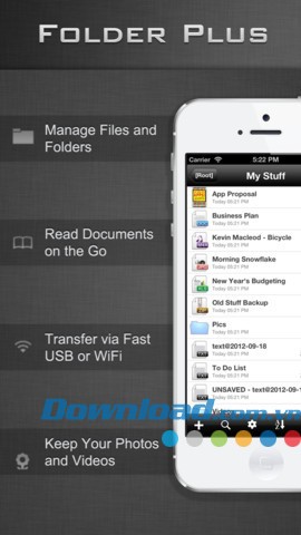 Folder Plus Lite for iOS