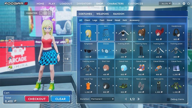 Tùy chỉnh nhân vật với quần áo, trang bị cực kỳ đa dạng