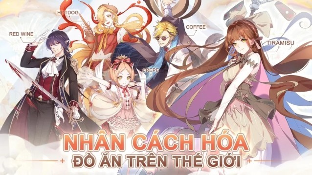 Nhân cách hóa các loại đồ ăn