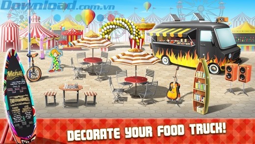 Trang trí chiếc xe tải và nơi bán đồ ăn của bạn
