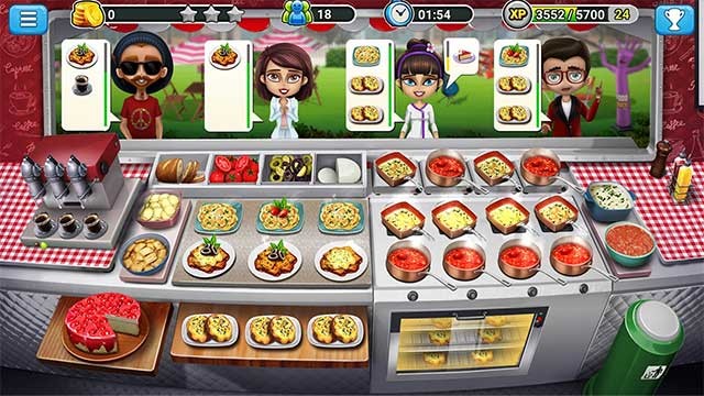 Food Truck Chef được phát triển theo phong cách quản lý thời gian quen thuộc