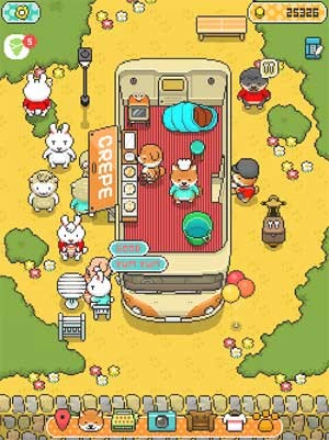 Giúp chú chó Shiba phục vụ những thực khách dễ thương trong Food Truck Pup for Android