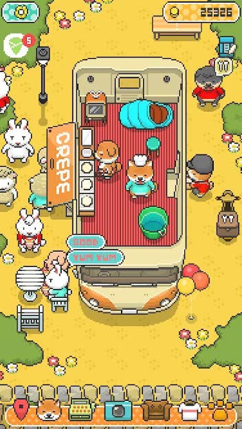 Game quản lý xe bán đồ ăn di động cùng Shiba - Food Truck Pup
