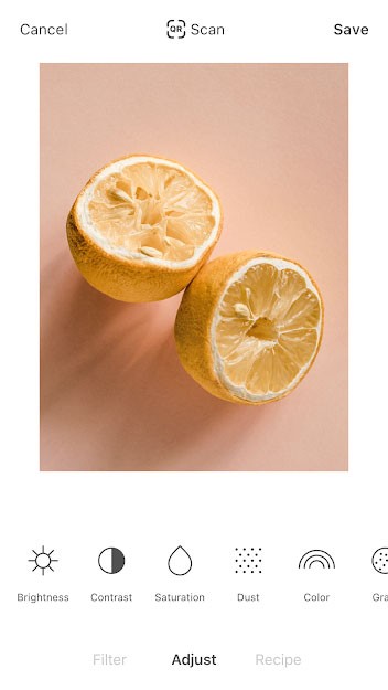 Trình chỉnh sửa ảnh đa năng trên Foodie