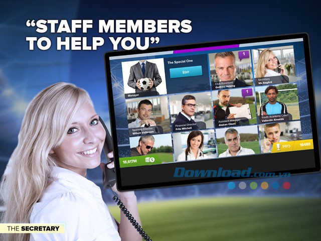 Nhân viên hậu trường luôn sát cánh để hỗ trợ bạn