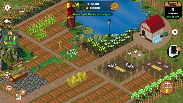 Trồng trọt và chăn nuôi rồi bán nông sản để kiếm tiền