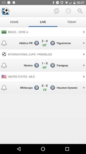 Tường thuật trực tiếp diễn biến và kết quả các trận đấu