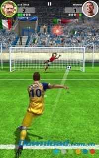 Thực hiện những cú sút đỉnh cao