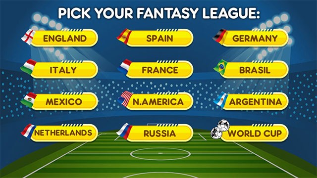 Danh sách các đội trong game Football World Cup 2019