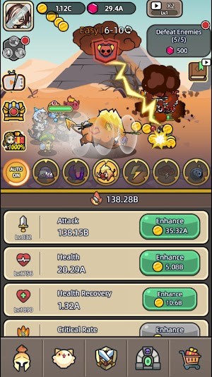 Xây dựng đội hình anh hùng để họ tự động chiến đấu