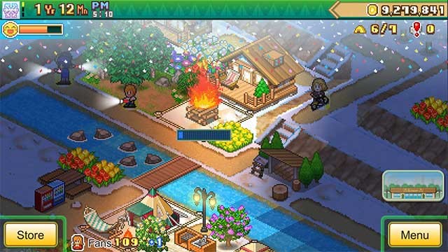 Game có rất nhiều hoạt động thú vị: ngắm chim, câu cá, cưỡi ngựa, đốt lửa trại về đêm,...