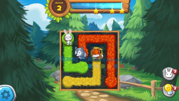 Tìm đường về nhà cho con thú