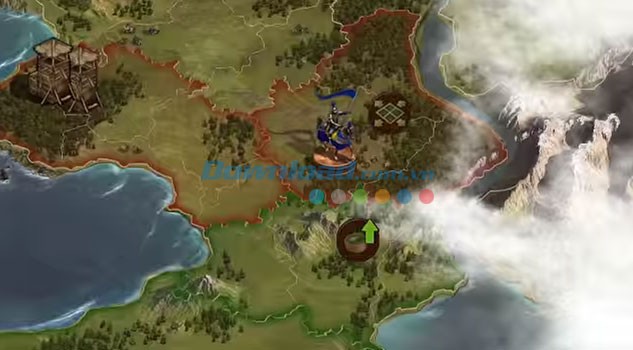 Bắt đầu chơi với một vùng đất của riêng minh