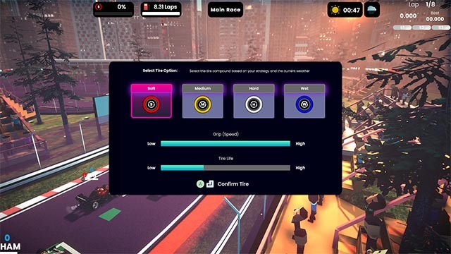 Đưa ra những lựa chọn chiến lược về lốp xe, chế độ lái, động cơ... trước khi bước vào đường đua chính thức