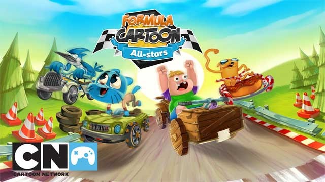 Game đua xe cùng các nhân vật từ Cartoon Network - Formula Cartoon All-Stars