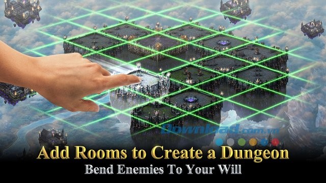 Thêm phòng để tạo ra hầm ngục tối