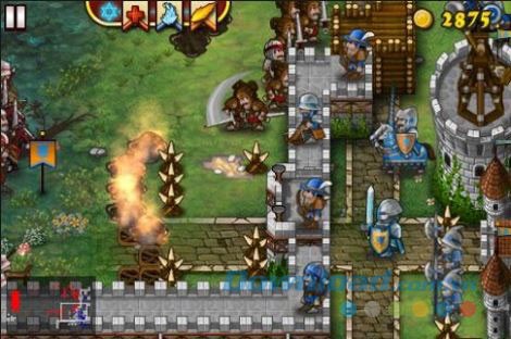 Xây các tòa thành để phòng thủ