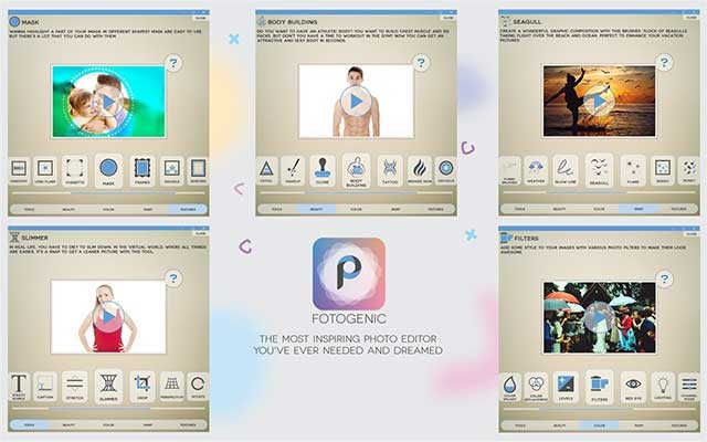 Fotogenic là ứng dụng sửa ảnh đa năng, miễn phí cho Win 10, Win 10 Mobile