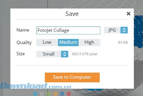 Lựa chọn lưu ảnh