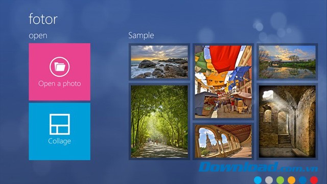 Fotor cho Widows 8