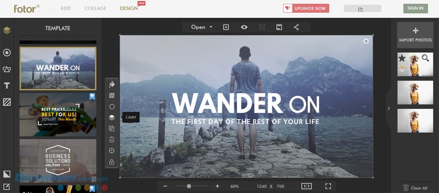 Tạo ấn phẩm một cách dễ dàng