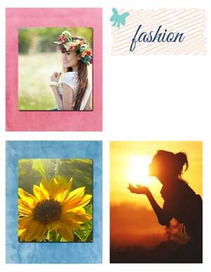 Sắp xếp hình ảnh trong nhiều khung hình