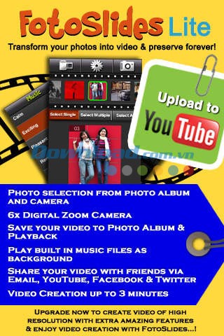 FotoSlides Lite cho iOS
