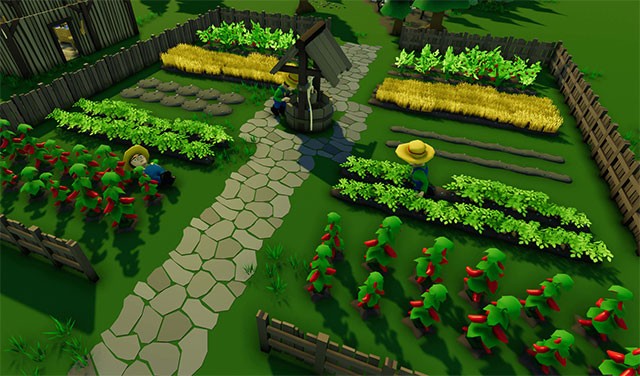 Trồng trọt hoa màu để tạo ra thức ăn cho người dân