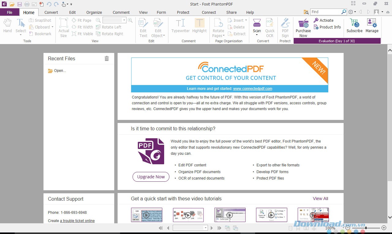 Giao diện PhantomPDF Business