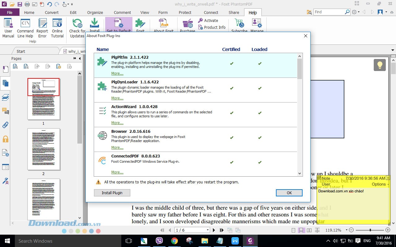 Nhiều plugin giàu tính năng