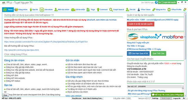 Phần mềm đăng tin quảng cáo Facebook