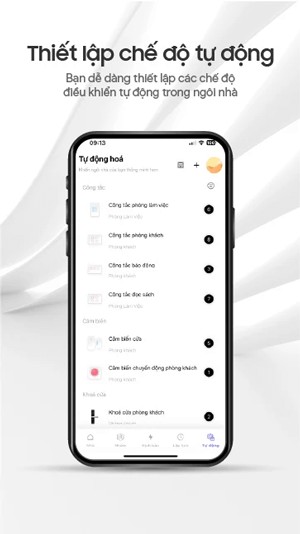 Thiết lập chế độ tự động