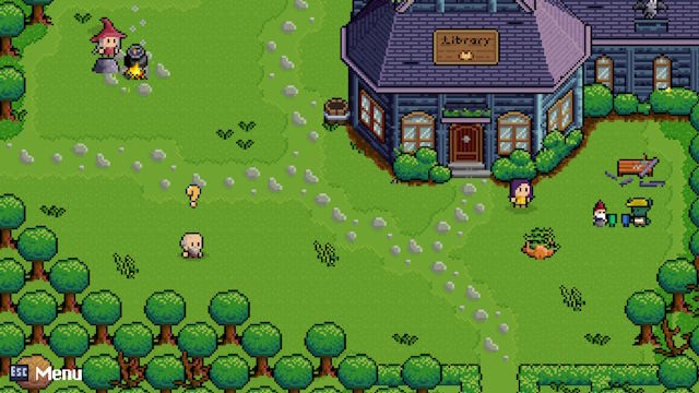 Fractured Library là game phiêu lưu kể chuyện đồ họa pixel 2D