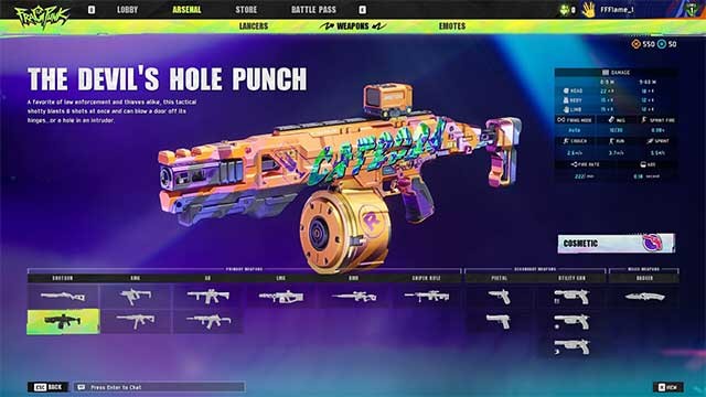 Mỗi loại súng trong FragPunk đều có thiết kế độc đáo