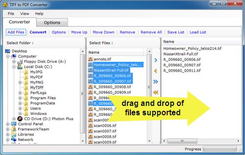 FrameworkTeam TIFF to PDF Converter