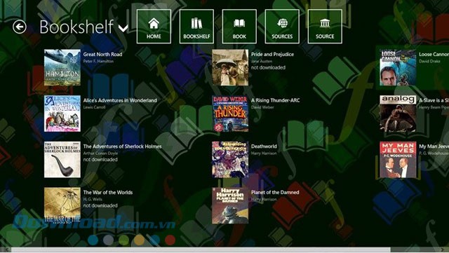 Giao diện ứng dụng Freda