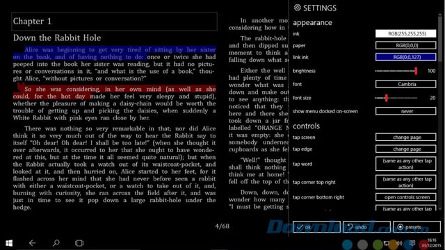Lựa chọn cài đặt ứng dụng