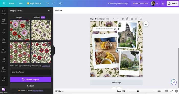 Free Online AI Image Generator là trình tạo ảnh AI của Canva
