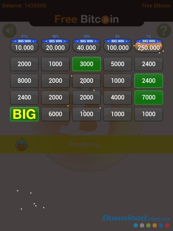 Game kiếm tiền ảo miễn phí Free Bitcoin cho Android