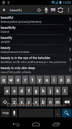 Free Dict: Czech English