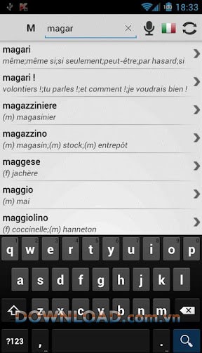 Free Dict: French Italian for Android