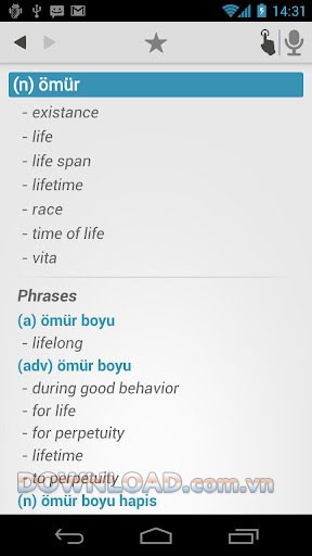 Free Dict: Turkish English