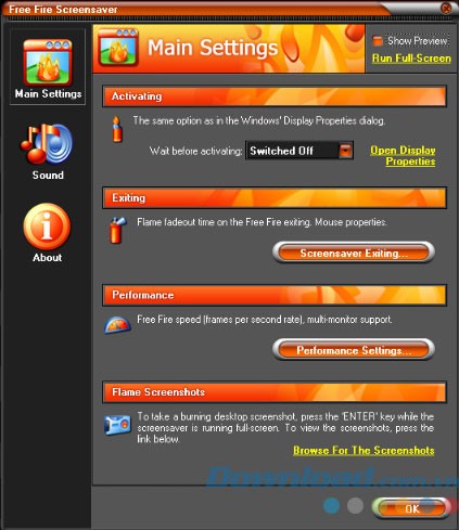Thiết lập Free Fire Screensaver