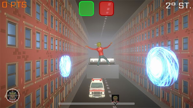 Free for fALL là game hành động kinh điển pha trộn với yếu tố tốc độ và phản xạ nhanh